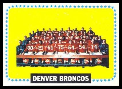 65 Broncos Team